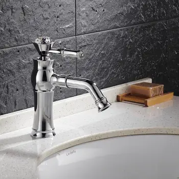 

Free shipping Modern gold finish brass Faucet,bathroom faucets,basin faucets, tall high bathroom sink faucet toilet tap 52244