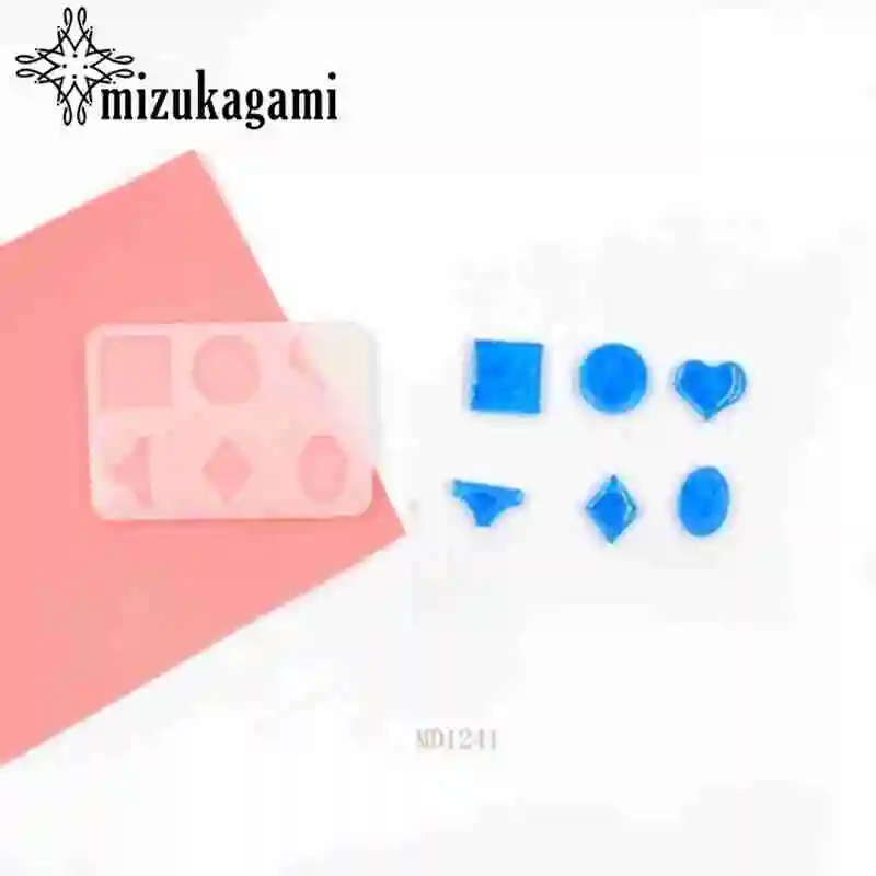 6 1pcs Silica Mini Cute Mold For Nail Mold Ear Nails For DIY Fashion Jewelry Making Finding Accessories - Цвет: 6