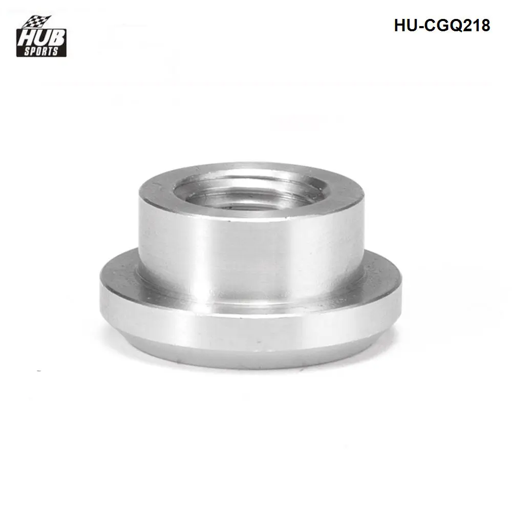 Hubsports -  1PC 1/4 NPT Aluminum Female Weld On Flange Fitting Bung Fitting Sensor Adapter HU-CGQ218