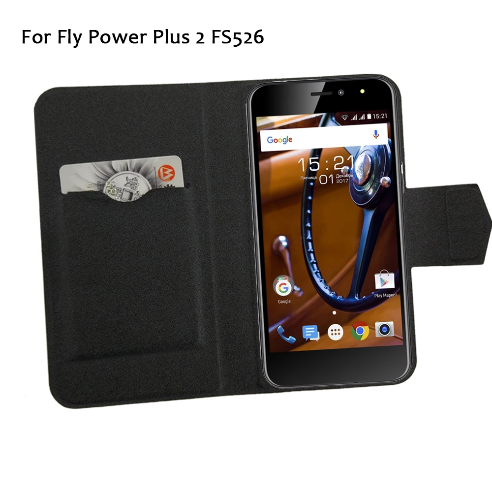 

5 Colors Hot! Fly Power Plus 2 FS526 Case Phone Leather Cover,Factory Direct Luxury Full Flip Stand Leather Phone Shell Cases