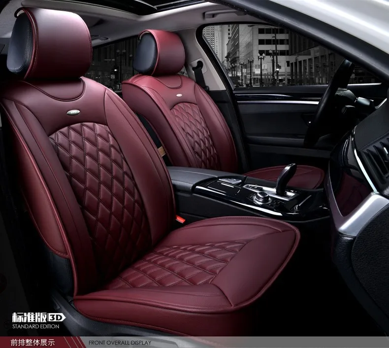 Для Lexus ES GS GX LS ct LX RX RC NX брендовые черные мягкие кожаные сиденья спереди и сзади комплект водонепроницаемый чехол для автокресла