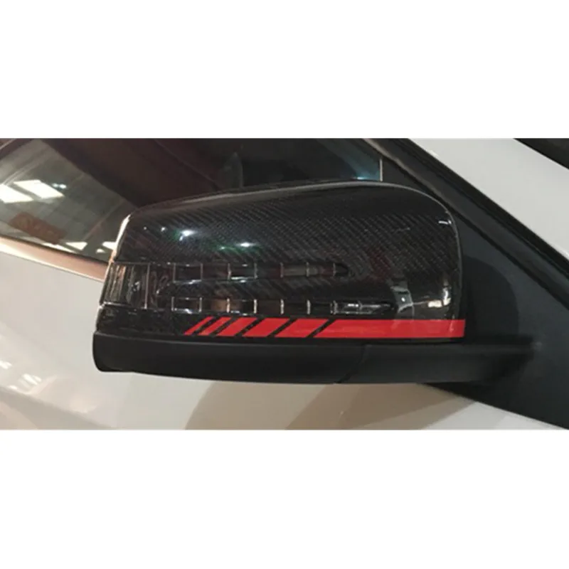 Автомобильные виниловые Стикеры для зеркала заднего вида Mercedes Benz AMG GLA GLK VW 2
