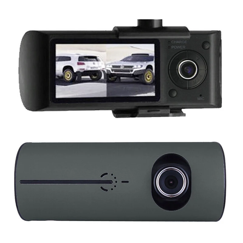 

2.7" Double Camera Car DVR 2 CMOS Sensors Dual Lens LCD Vehicle Car DVR Camera Video Recorder Dash Cam GPS