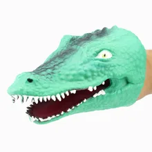 1Piece Green Soft TPR The Crocodile Head Hand Puppet Figure Gloves Toys Children Toy Model Gift 1Piece Green Soft TPR The Crocodile Head Hand Puppet Figure Gloves Toys Children Toy Model Gift