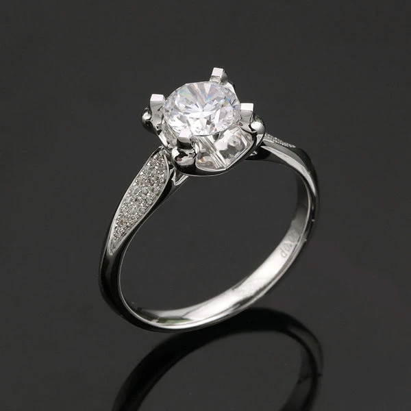 1ct Durable Nscd Lovely Diamond Wedding Engagement Rings Silver 1ct Durable Nscd Lovely Diamond Wedding Engagement Rings Silver Sterling 925 Platinum Plated Brilliant Fashion Female In From Jewelry