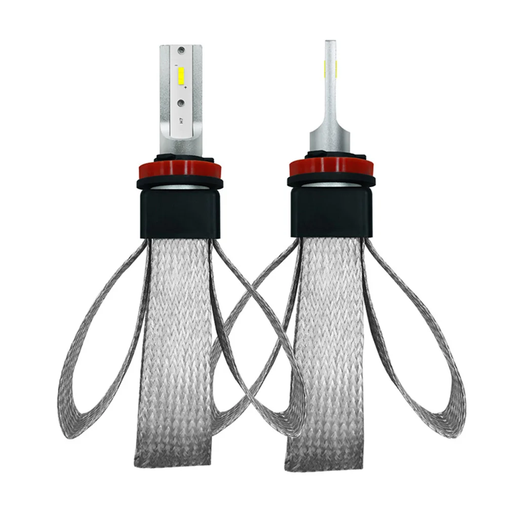 

2pcs LED Headlight Bulbs Conversion Kit Single Beam Headlamp Cool Car Headlights CSL2018