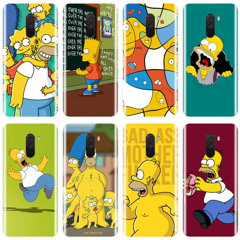 

The Simpsons Cartoons Anime Cover Soft Silicone Phone Case For Redmi 4 4A 4X 5A 5 PLUS 6pro 7 NOTE 4 5 6 7 NOTE 4X 5A 5 6 Pro