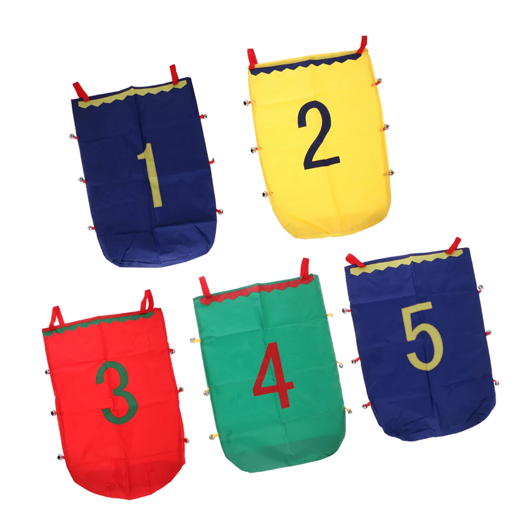 5PCS Set Kids Children Family Racing Games Jumping Sack Toy Fun Sports Garden Outdoor School Activity Balance Training