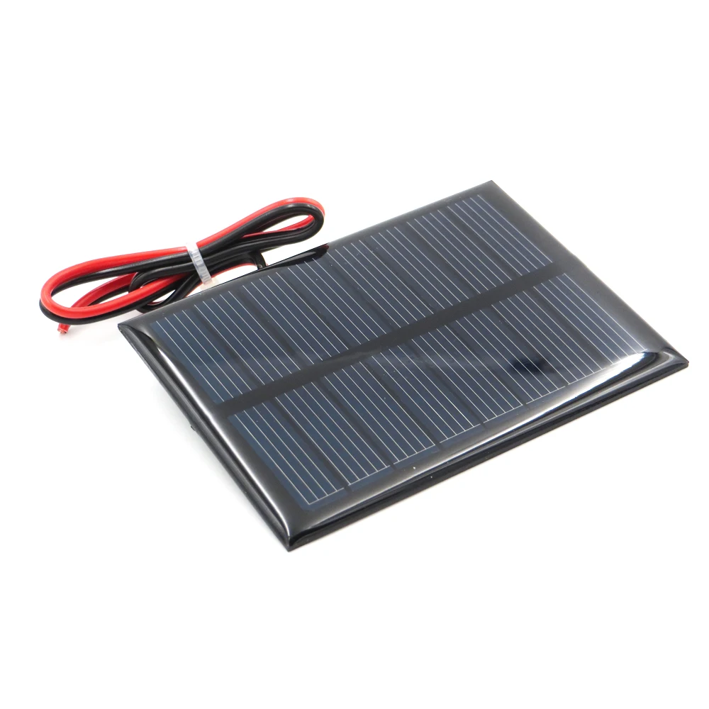 1 шт. x 4 в 150 мА с 30 см Удлинительный провод солнечной батареи поликристаллического кремния DIY зарядное устройство маленькая мини солнечная панель кабель игрушка