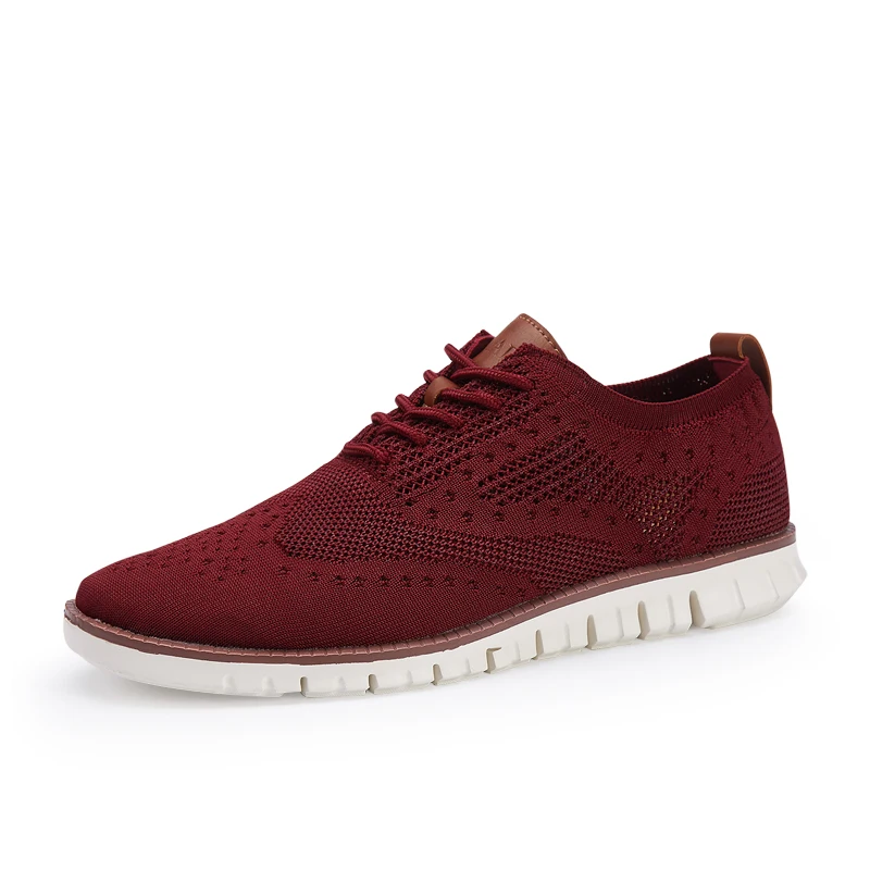 

Men Mesh Casual Shoes Lace Up Lightweight Male Low Flyweather Flat Walking Sneakers Outdoor Man Fashion Shoes
