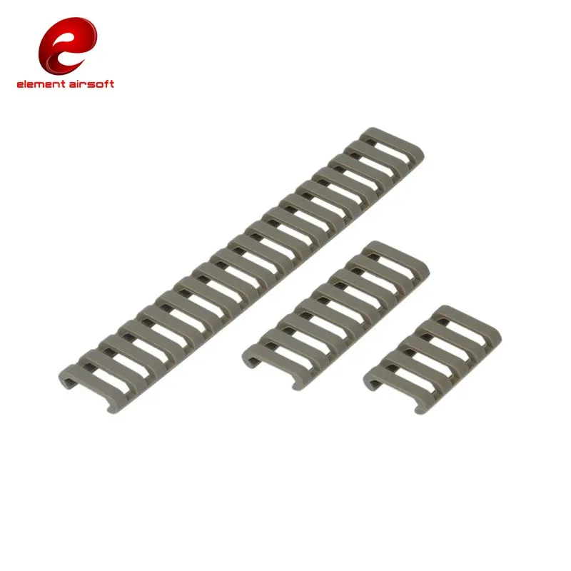 Element Airsoft RIS Picatinny Rail Cover Stripe 18 Rail Picatinny Slot Ladder EX330 - Цвет: DE