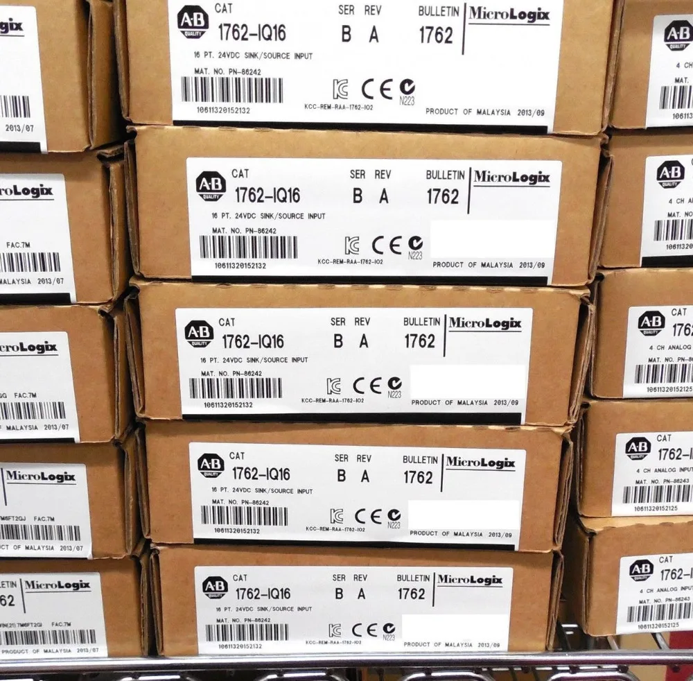 

ALLEN BRADLEY MICROLOGIX 1762-IQ16 24VDC INPUT FACTORY SEALED 2014