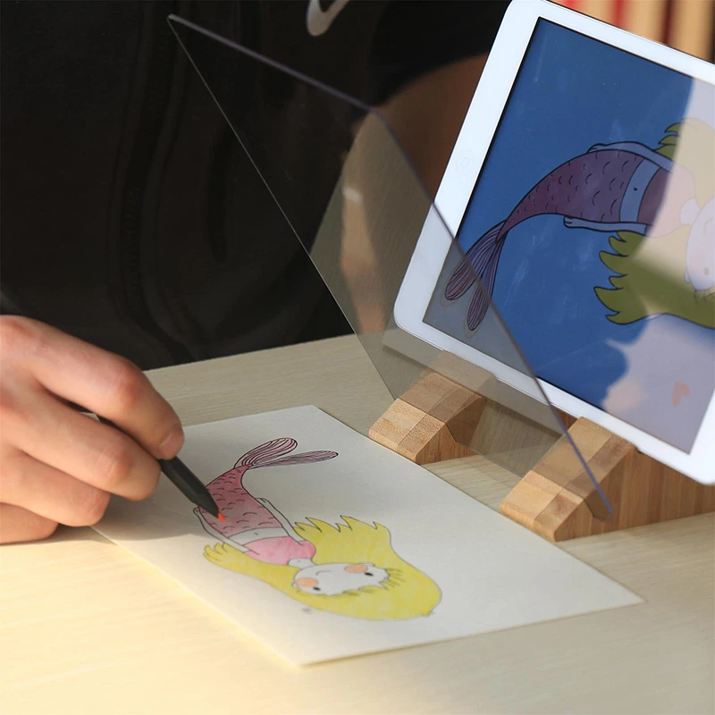Tracking Projection Optical Drawing Board Sketch Mirror Facing Copy Table Reflection Light Image Board Mobile Phone Bracket Art Sets Aliexpress