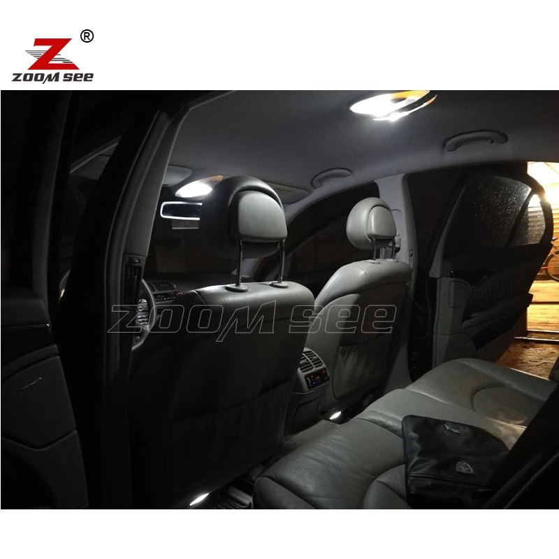  29pcs LED Parking city Bulb + Interior Dome Light Kit For Mercedes Benz E class W211 E320 E350 E430 - 32796761636