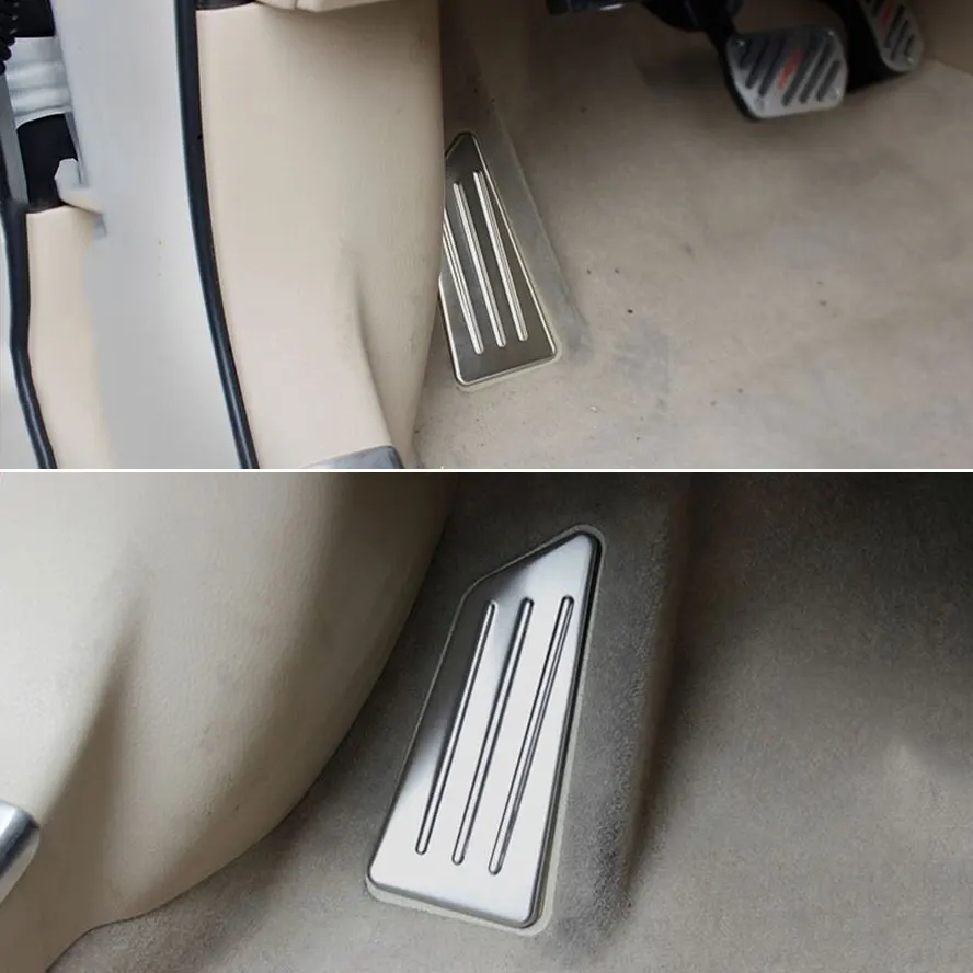 BBQ@ FUKA Нержавеющая сталь Тормозная ножная Накладка рамка подходит для Corolla 2011- Lei Ling автомобильный чехол
