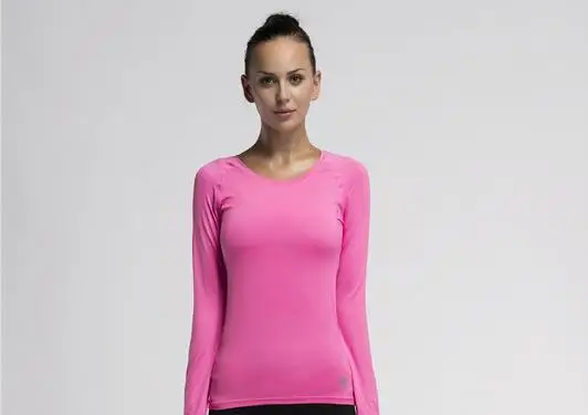 Женская компрессионная куртка для бега, пальто для фитнеса, рубашка с длинным рукавом, трикотажная одежда, спортивная куртка для упражнений - Цвет: 8