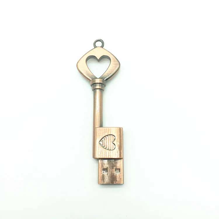 USB флеш-накопитель с сердечком+ коробки для ювелирных изделий 4 ГБ 8 ГБ 16 ГБ 32 ГБ 64 ГБ Флешка карта памяти usb флешка ручка-накопитель водонепроницаемый металлический ключ