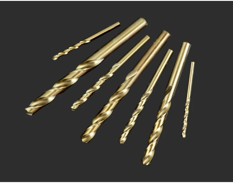 10pcs/lot 1 5.2mm Straight Shank Core Drill Bits High Speed Steel Twist Drill Bits Stainless