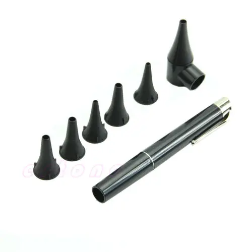 

ZLROWR New Black Pen style Earcare Professional Otoscope Diagnostic Lab Science Set