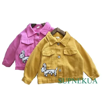 

Girl Loose Coat Spring And Autumn New Pattern Korean Short Fund Woman Baby Lovely Loose Coat Western Style Princess Tide