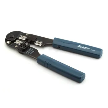 

Pro'skit 808-376a modular crimping tool (190 mm) mains connector crimping pliers Hair extensions for telephone cord