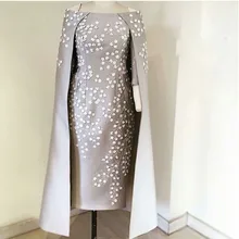 Elegant font b Evening b font font b Dresses b font Long Sleeve Embroidery font b