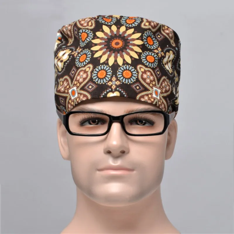 2 pcs Adjustable Man Doctor Nurse Working Cap Natural Cotton Material Surgical Caps Add sweat-absorbent towel for Hospital 2 pcs Adjustable Man Doctor Nurse Working Cap Natural Cotton Material Surgical Caps Add sweat-absorbent towel for Hospital