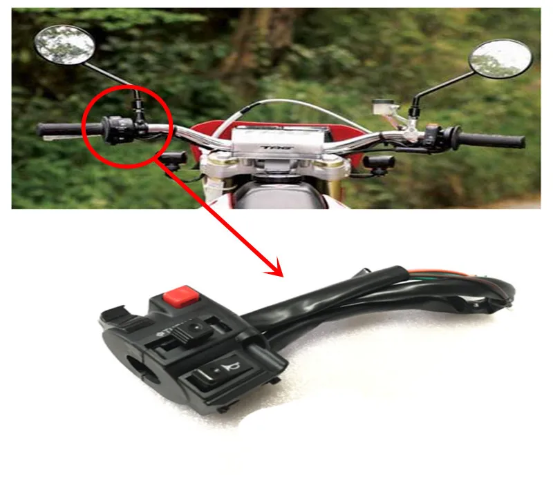 

button Motorcycle switch/switches button For HONDA CRM250 XR250 Modify the