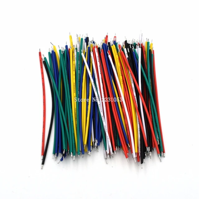 120pcs Ul1007 24awg Breadboard Jumper Cable Wires Kit 8cm Fly Jumper Wire  Cable Tin Conductor Wires 5 Colors Pcb Solder Cable - Electrical Wires -  AliExpress