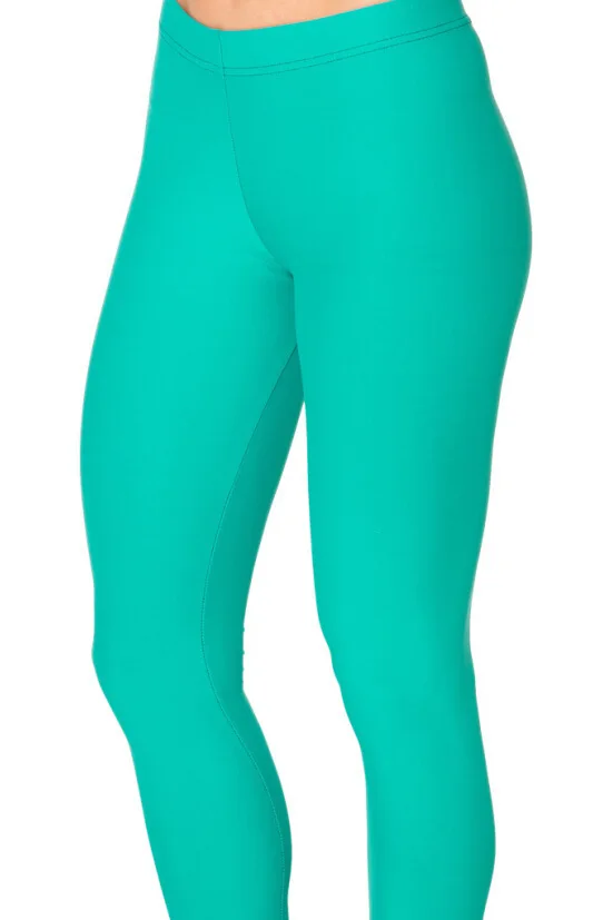 

Mint Green solid color Yoga Leggings for Skinny girls compression tights sports running jegging jogging athletic legging