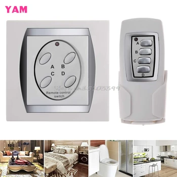 

4-Channel ON/OFF Control Switch Power Digital Wireless Remote Control Light Lamp G08 Whosale&DropShip