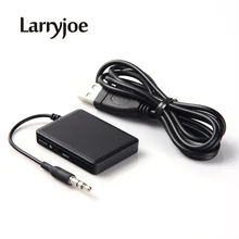 Larryjoe Bluetooth аудио передатчик 3,5 мм MP3 передатчик Джек зарядка через usb A2DP периферийное устройство со стерео-разъемом адаптер для ПК MP3 ТВ MP4