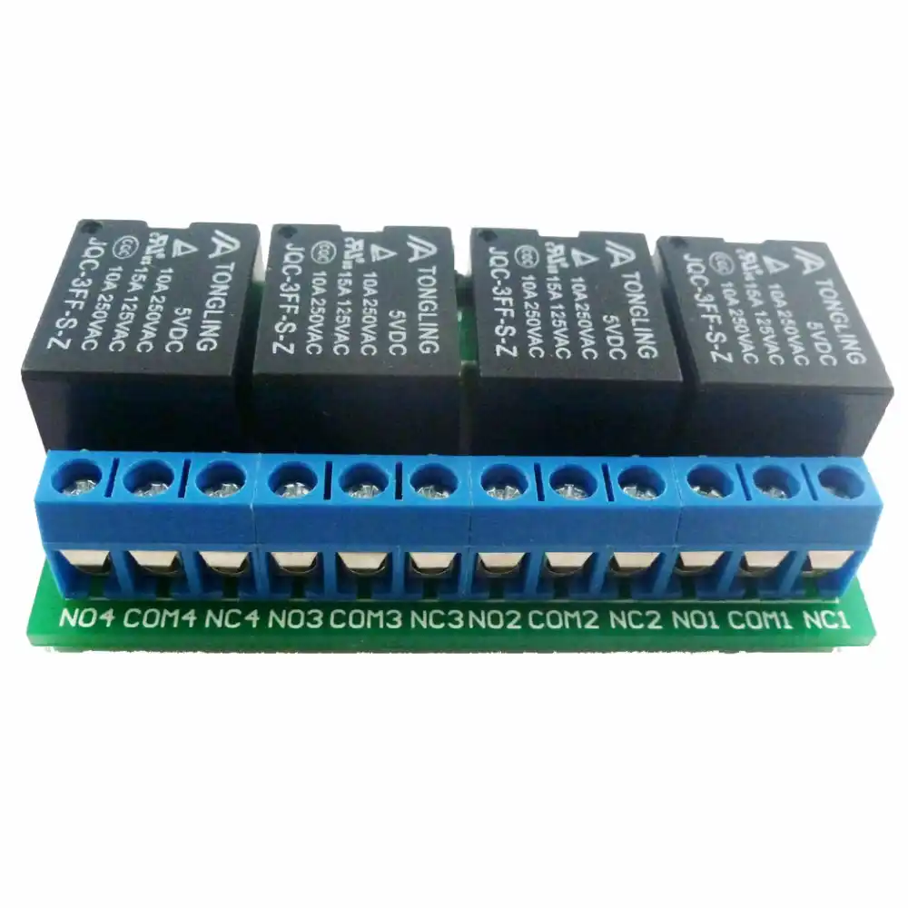 4ch 5V Flip Flop Latch Relay Module Bistable Self locking Electronic