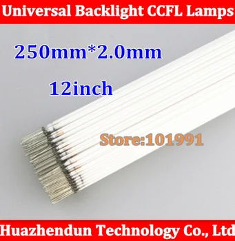 

30pcs Free shipping New 250 MM length LCD CCFL lamp backlight tube,250MM* 2.0mm, 250MM length CCFL light