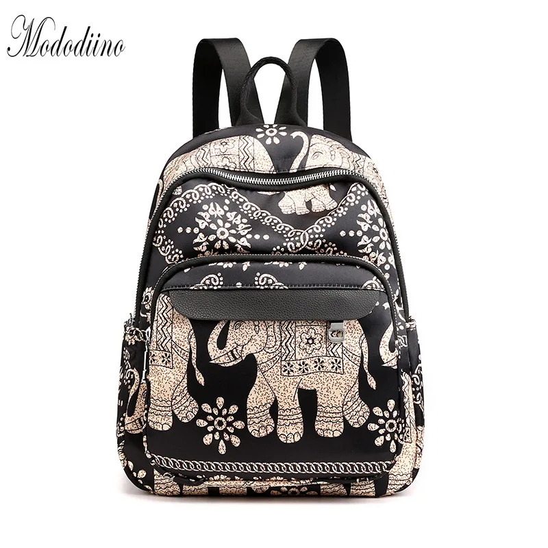 

Mododiino Backpack School Bag Female Backpack Preppy Style Nylon Women Backpack Embossing Backpack Bags For Women 2019 DNV1142