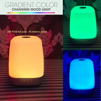 

1PC Adjustable Colorful Living Room Bedside Reading Light Portable Touch Sensor LED Lamp Light