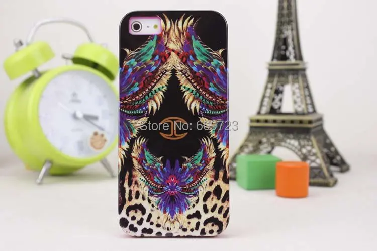 Мода просто cavallis мягкий тпу ударопрочный чехол для iphone 5 г 5S бесплатная