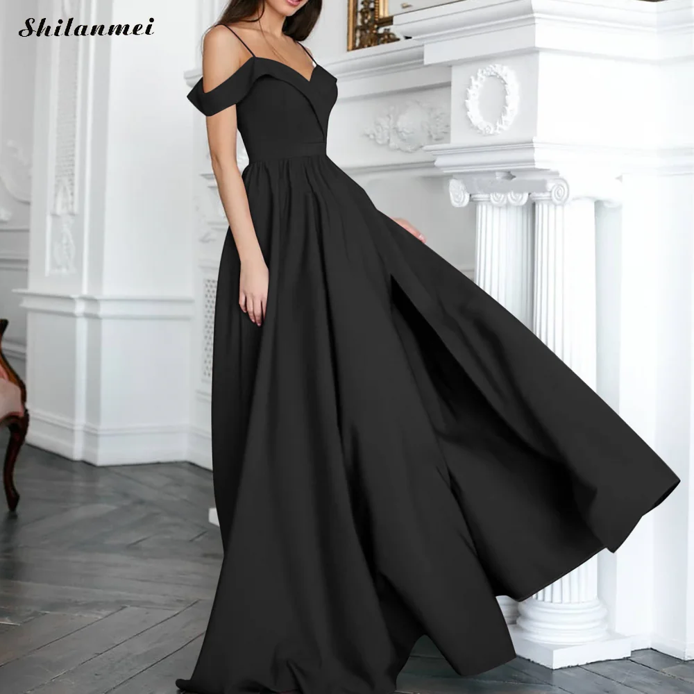 

Straps V-Neck Party Dress Women 2019 Sexy Off Shoulder Sling Bodycon Red Long Maxi Dresses Vestidos New Solid Elegant Club Wear