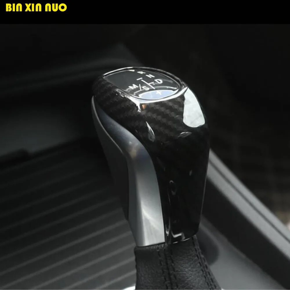 

Gear head covers sticker for BMW x1 f48 1 2 series f20 f22 gear shift knob decorative trim Interior Accessories