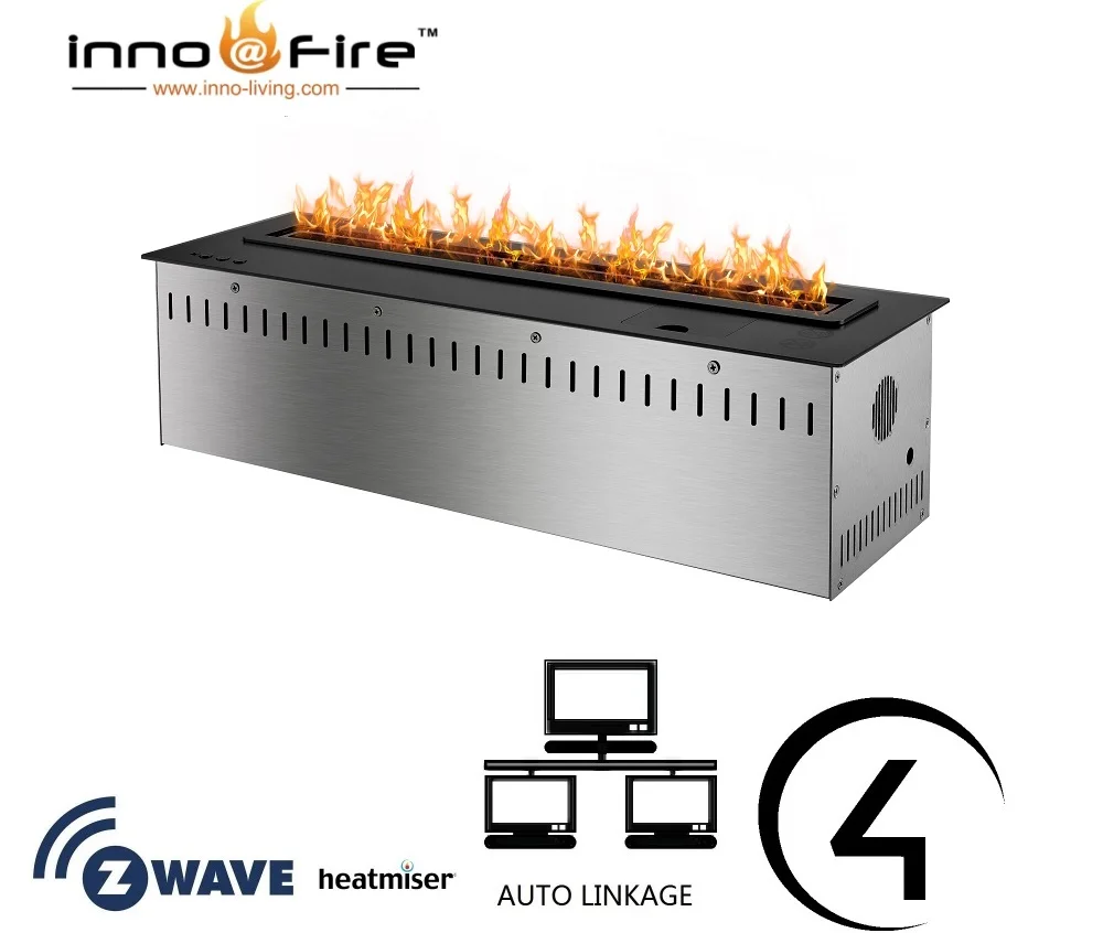 Inno living fire 36 inch ethanol fireplace burner with wifi control | Обустройство дома