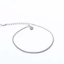 La MaxZa минималистский 925 стерлингового серебра Регулируемая цепочка настоящие браслеты для женщин серебро 925 девушки аксессуары качественная бижутерия