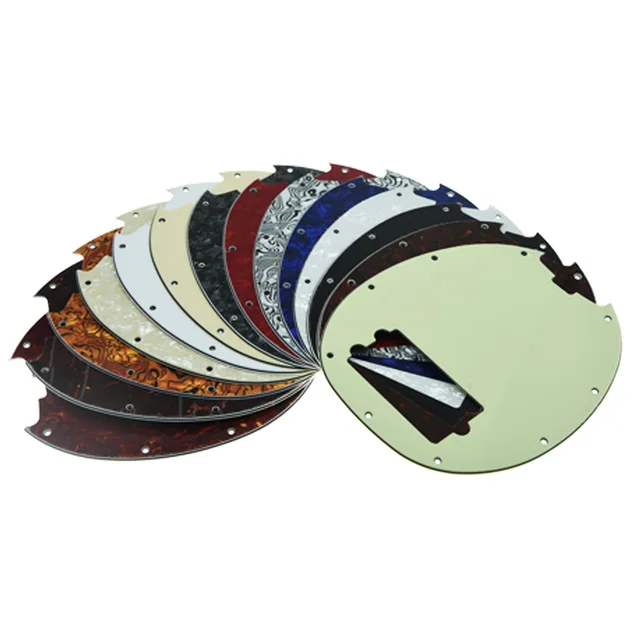 Pickguard Per Basso Musicman Stingray - 3 Strati Nero, 9 Fori, Per Basso 4 Corde - Foto 8