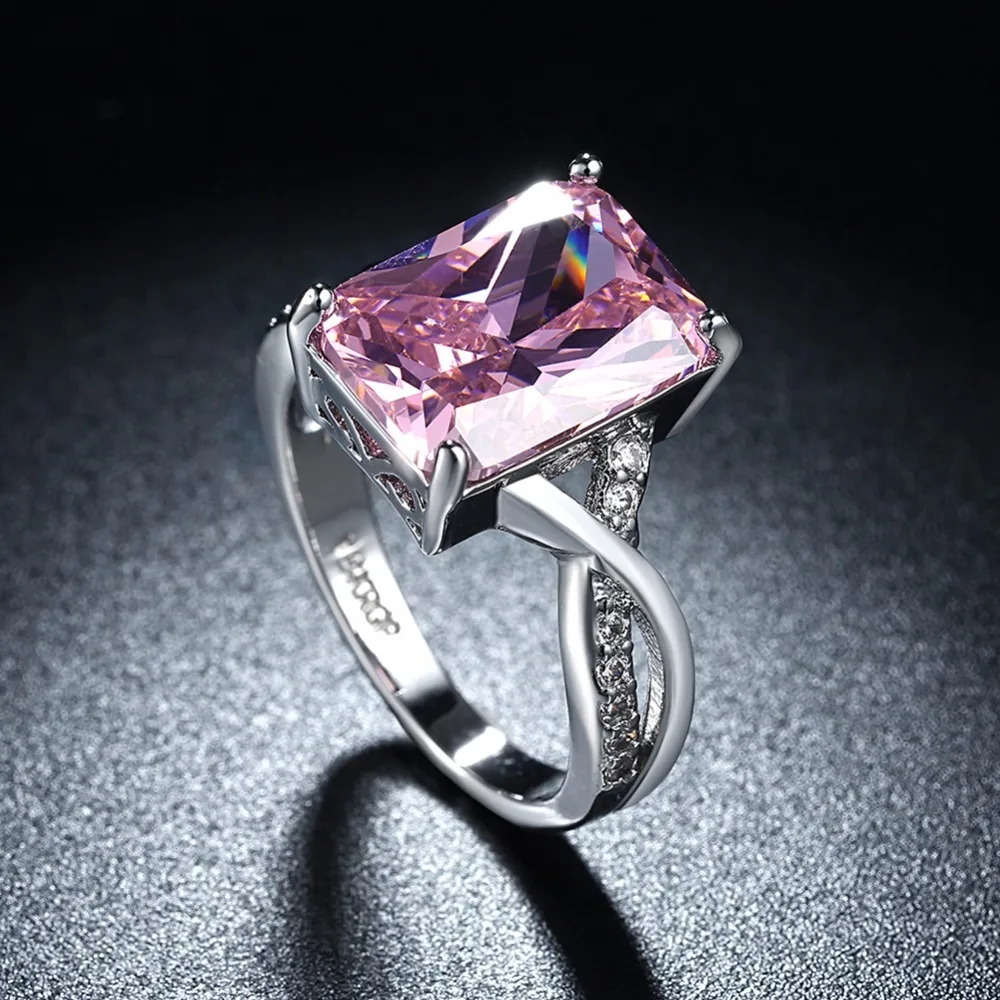 Wholesale Limited New Arrival Plant Trendy Unisex Sale Authentic Crystals Fine Jewelry Ring Ring - 4