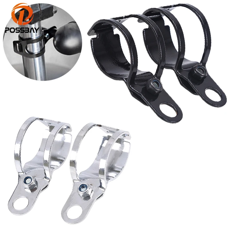 

POSSBAY 27mm 28mm 29mm 30mm 31mm Motorcycle Light Brackets Motorcycle Turn Signals Relocation Fork Clamps Mount Light Holder