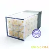 Bescon 12mm 6 Sided Dice 36 in Brick Box, 12mm Six Sided Die (36) Block of Dice, Marble White 2
