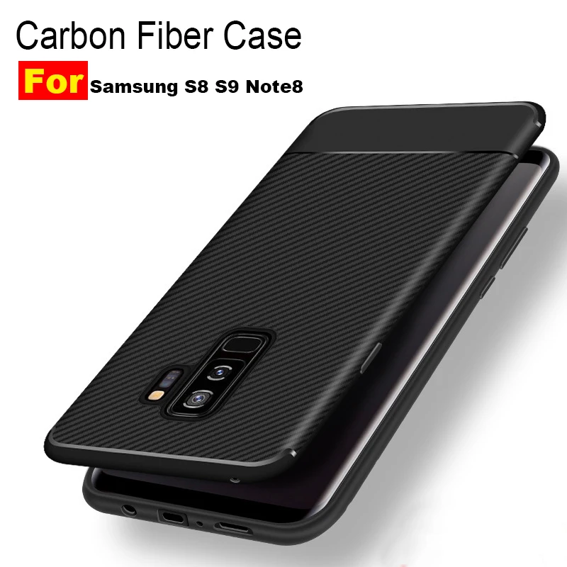 YOJOCK роскошный мягкий чехол из углеродного волокна ТПУ для Samsung Galaxy S8 S8PLUS ультра