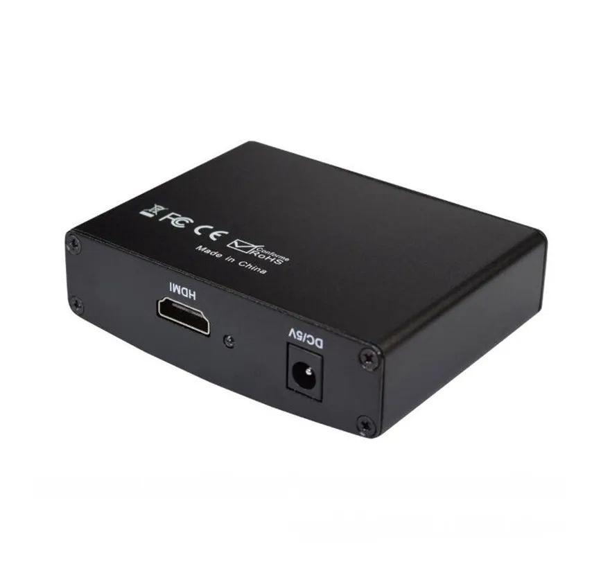 50 компл./лот VGA+ R/L VGA к HDMI конвертер с аудио VGA2HDMI 1080 P HD аудио AV адаптер Разъем для проектора ПК ноутбука к HDTV