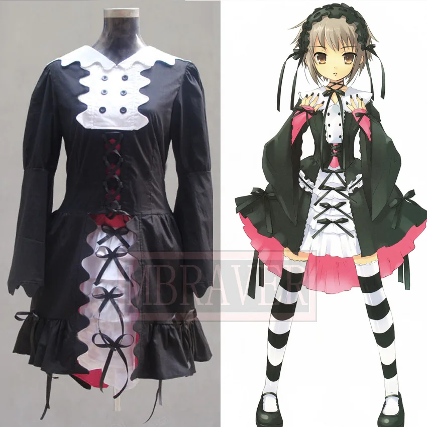 The Melancholy of Suzumiya Nagato Yuki Cosplay Costume Custom Made Any Size |