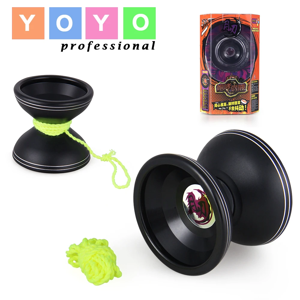 Professional Yoyo Magic Yo Yo Ball 1A\3A\5A Black Competition Level Yo