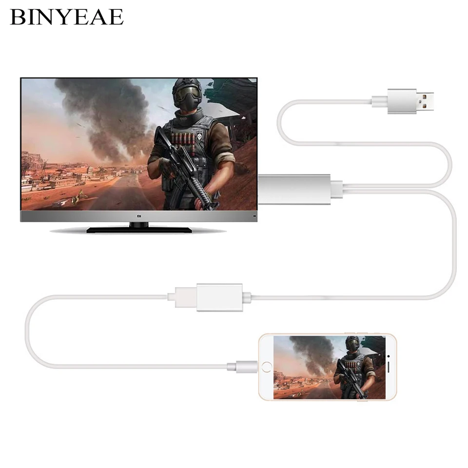 HDMI Кабель адаптер для Huawei P20/Mate 10/Pro Honor 9 Lite/P10 мобильный телефон HDTV TV универсальный